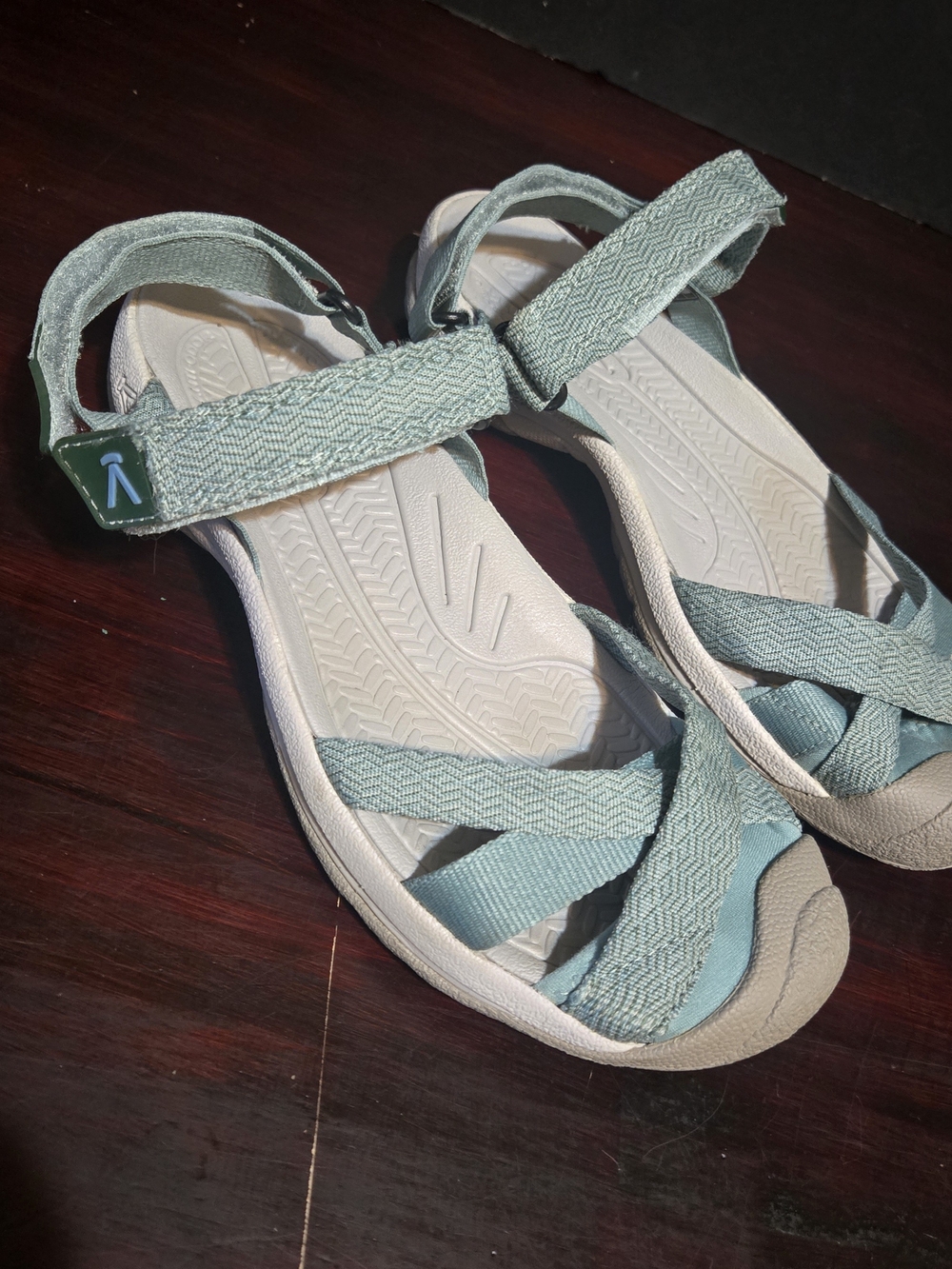 Keen Bali Strap Womens 7 Blue Strappy Closed Toe All Outdoor Hike Water Sandals